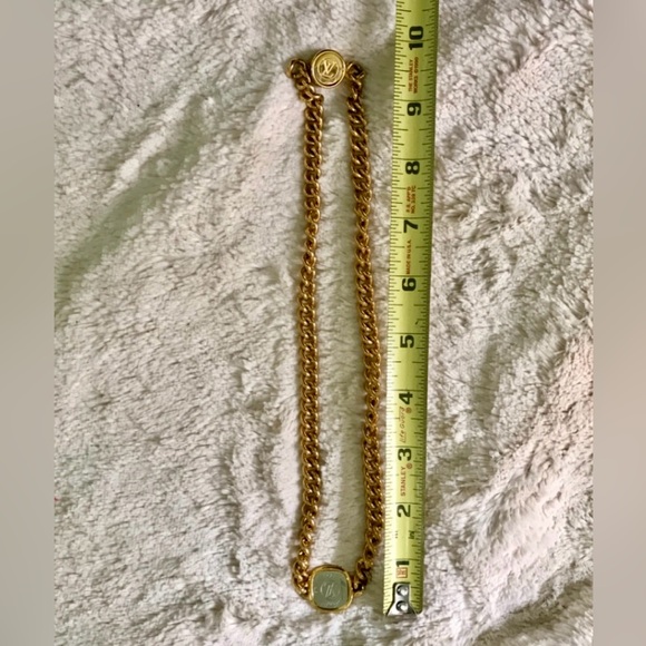 👑✅PRICE FIRM✅ Louis Vuitton ID Chain Necklace Gold - Picture 6 of 13